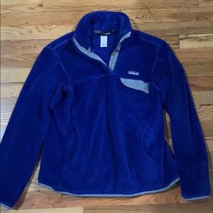 PATAGONIA Blue Re-Tool Snap-T Fleece Pullover M